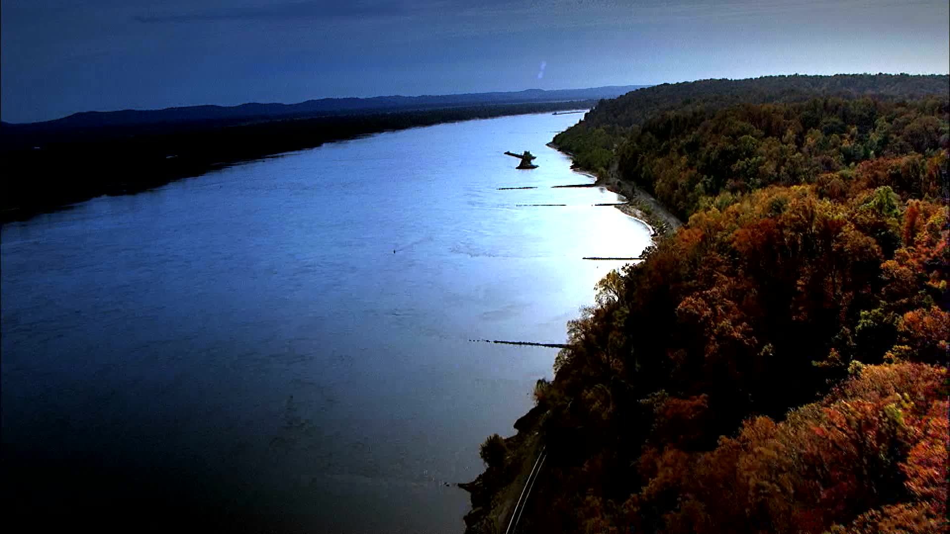 Mississippi River Aerial Tour Chickasaw tv